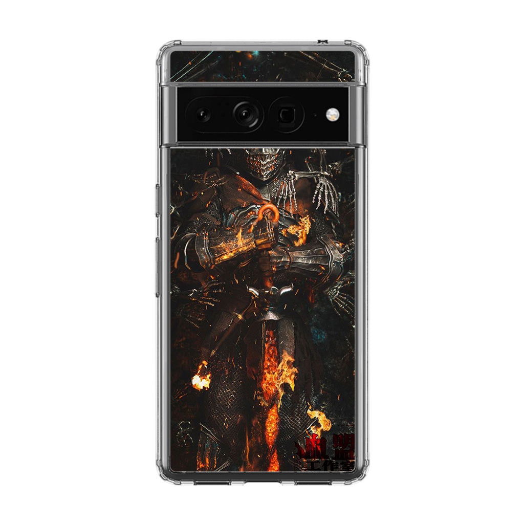 Ember King Warden Cursed Flame Google Pixel 7 Pro Case