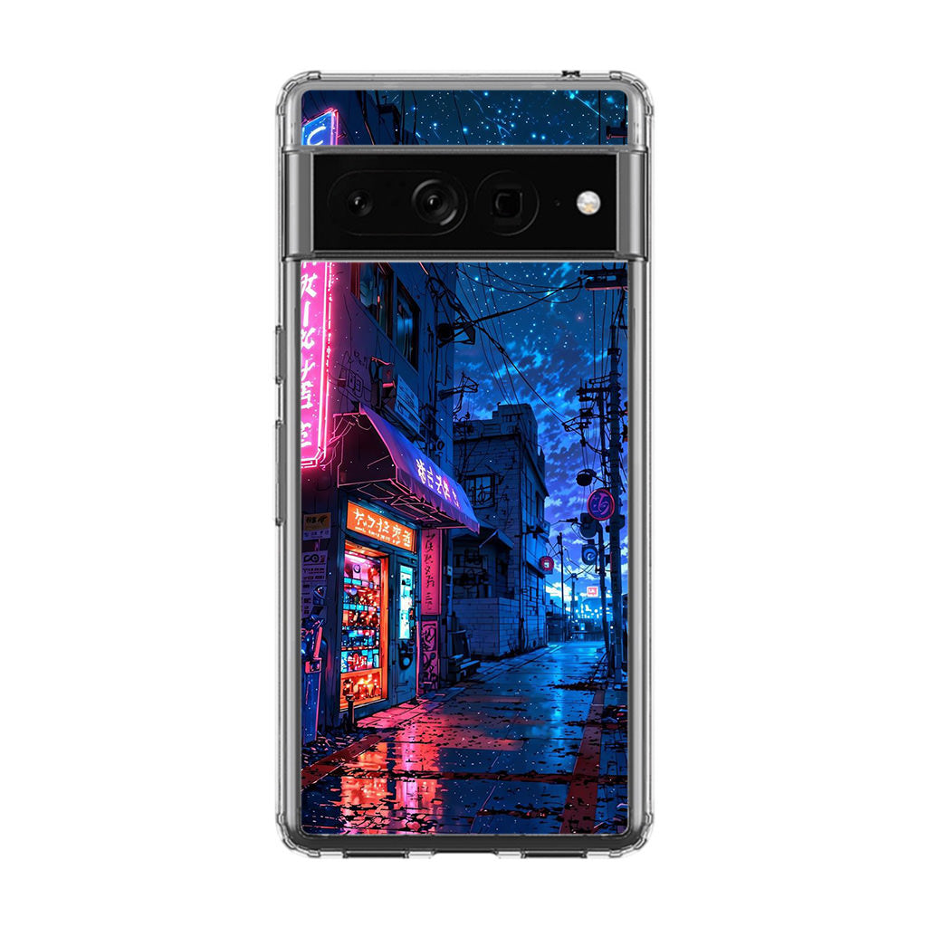 Japan Neon Reverie Google Pixel 7 Pro Case