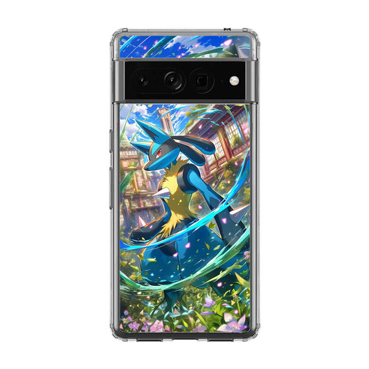 Lucario Precognitive Aura Google Pixel 7 Pro Case