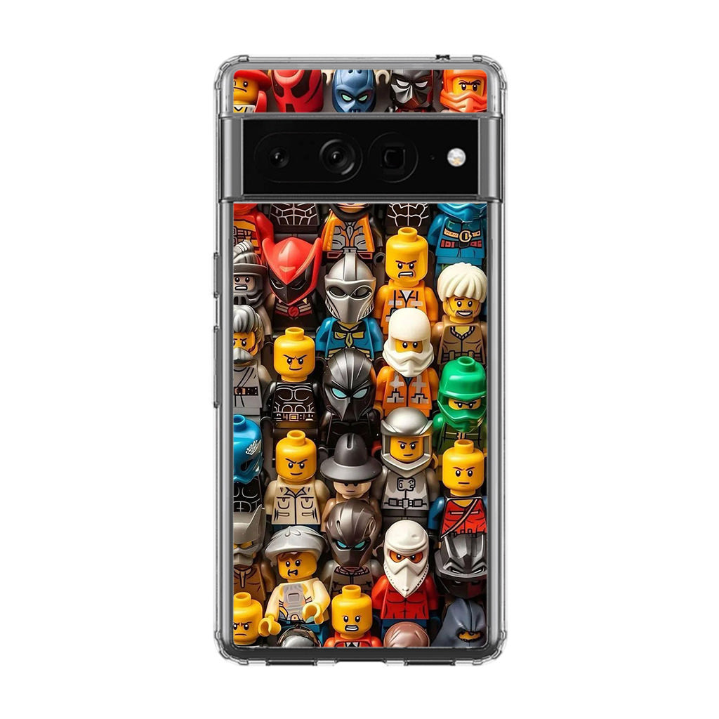 Mini Figures Heroes Assemble Google Pixel 7 Pro Case
