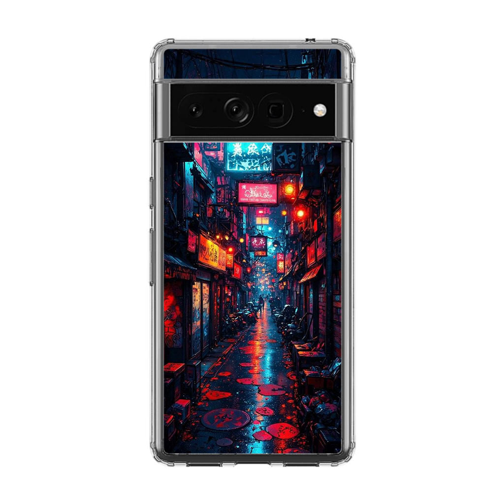 Neon Veins Of The Cyber City Google Pixel 7 Pro Case