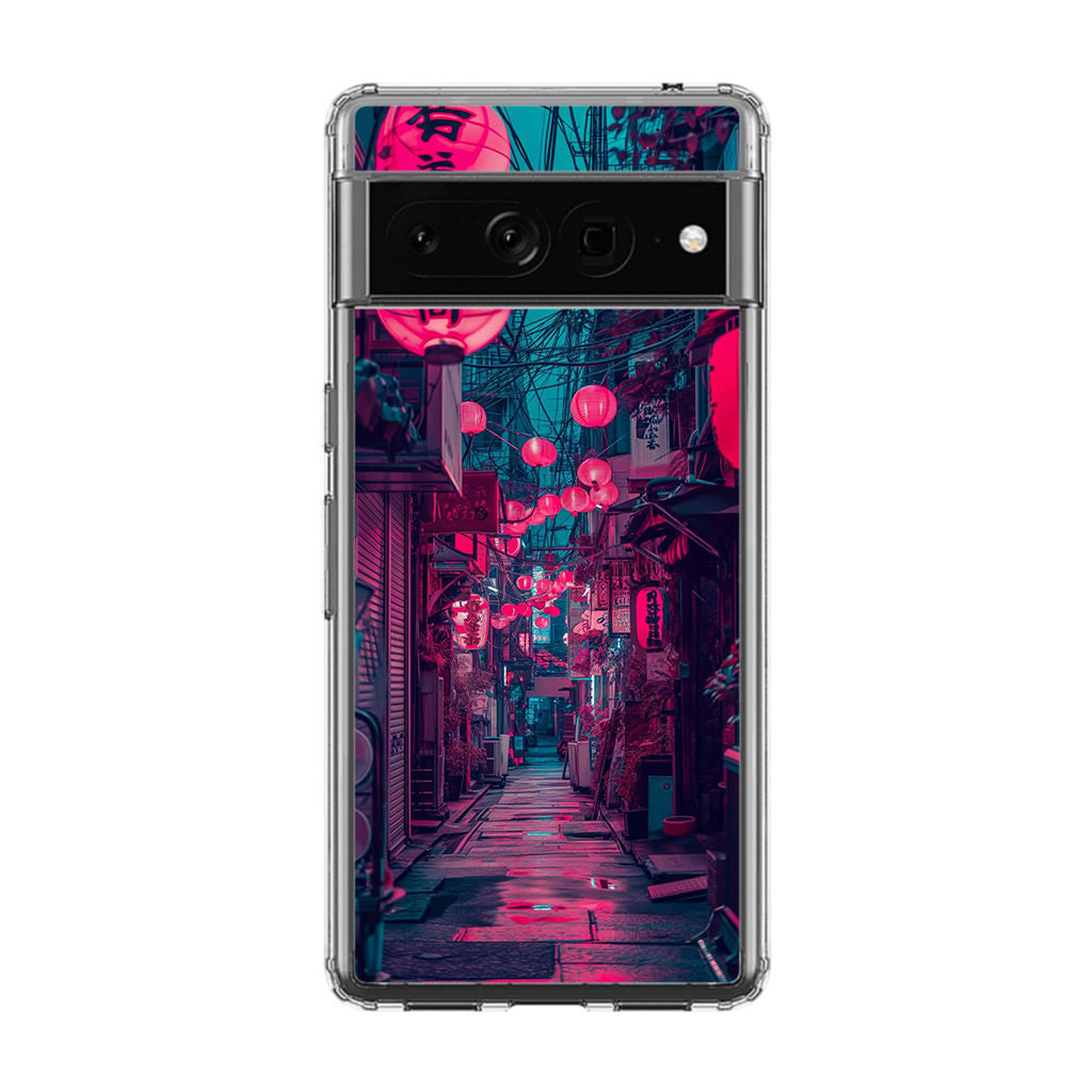 Neon Veins of the Night Market Google Pixel 7 Pro Case