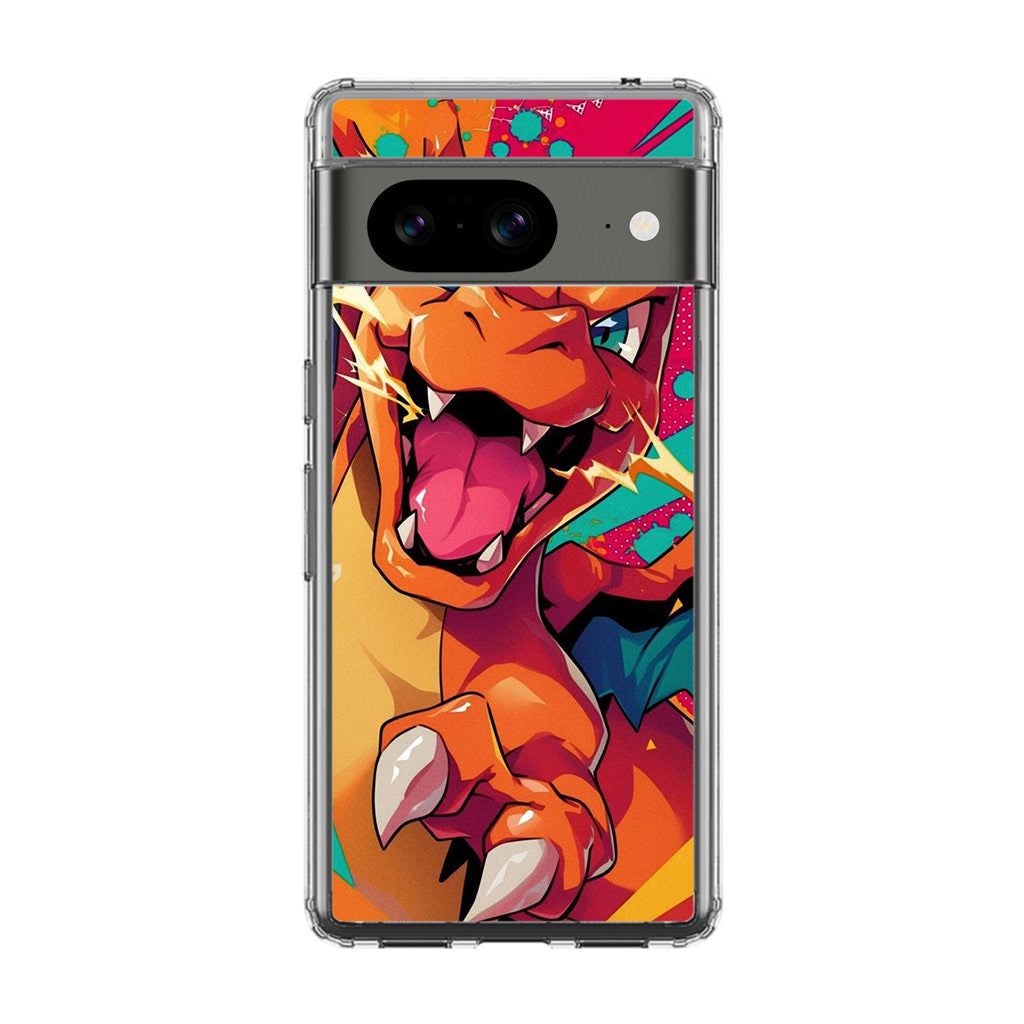 Blazing Fury Charizard Google Pixel 8 Case