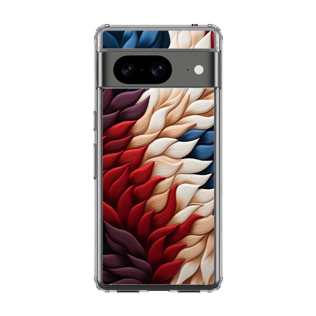 Colorful Feathers Art Google Pixel 8 Case