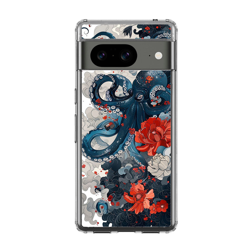 Floral Kraken Google Pixel 8 Case