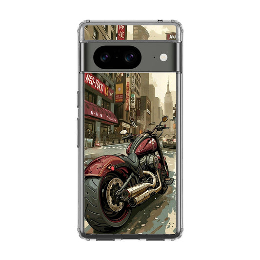 Motorcycle In Tokyo Streets Google Pixel 8 Case