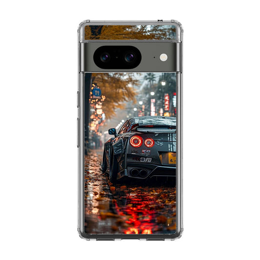 Neon Drift Autumn Streets Google Pixel 8 Case