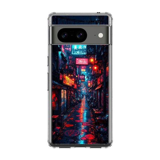 Neon Veins Of The Cyber City Google Pixel 8 Case