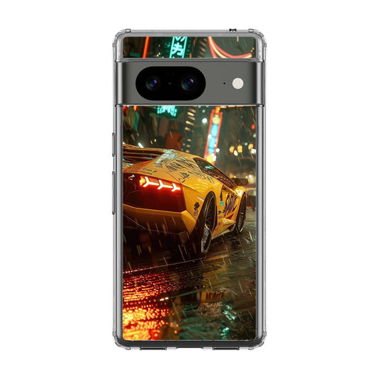Night Drift Thunder Neon Streets Google Pixel 8 Case