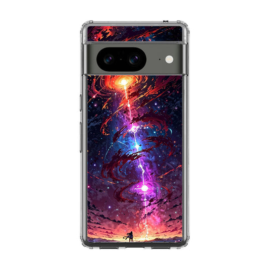 Stargazer at the Axis of Creation Google Pixel 8 Case