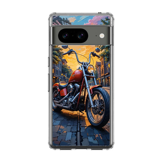 Sunset Thunder Ride Into the Glow Google Pixel 8 Case
