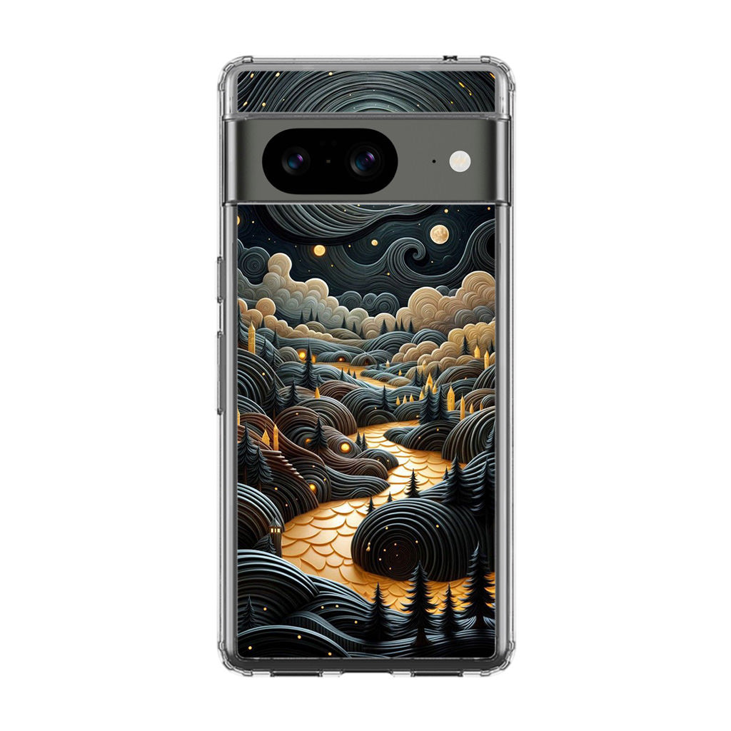 Whispers of the Lunar Valley Google Pixel 8 Case