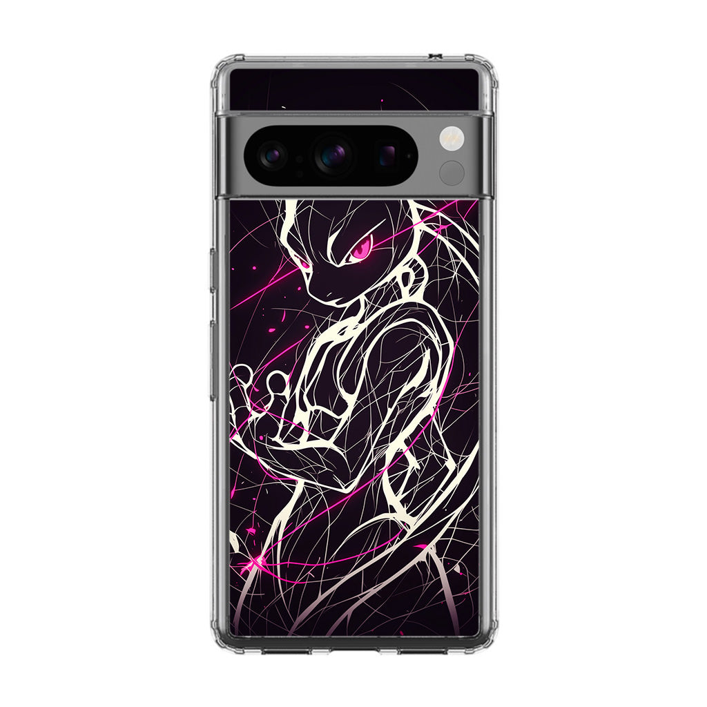 Mewtwo Cosmic Energy Google Pixel 8 Pro Case