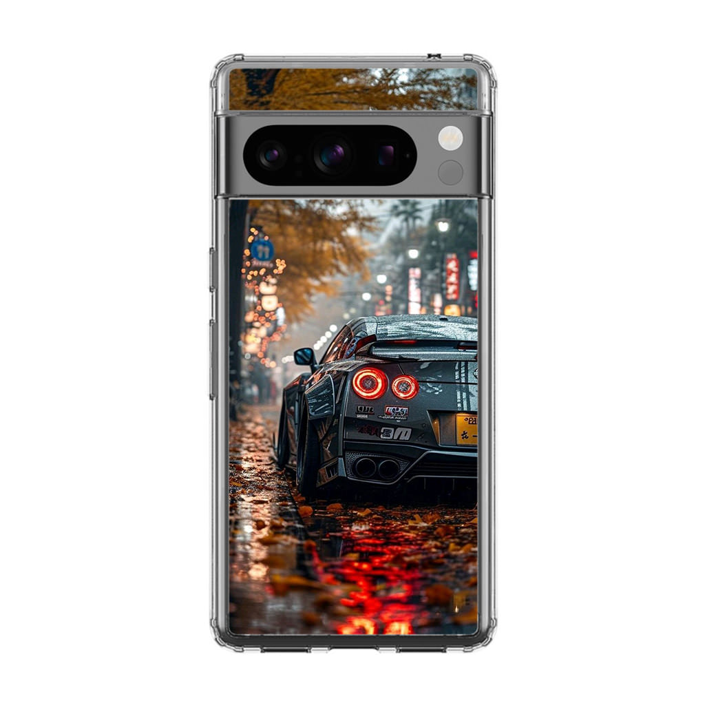 Neon Drift Autumn Streets Google Pixel 8 Pro Case