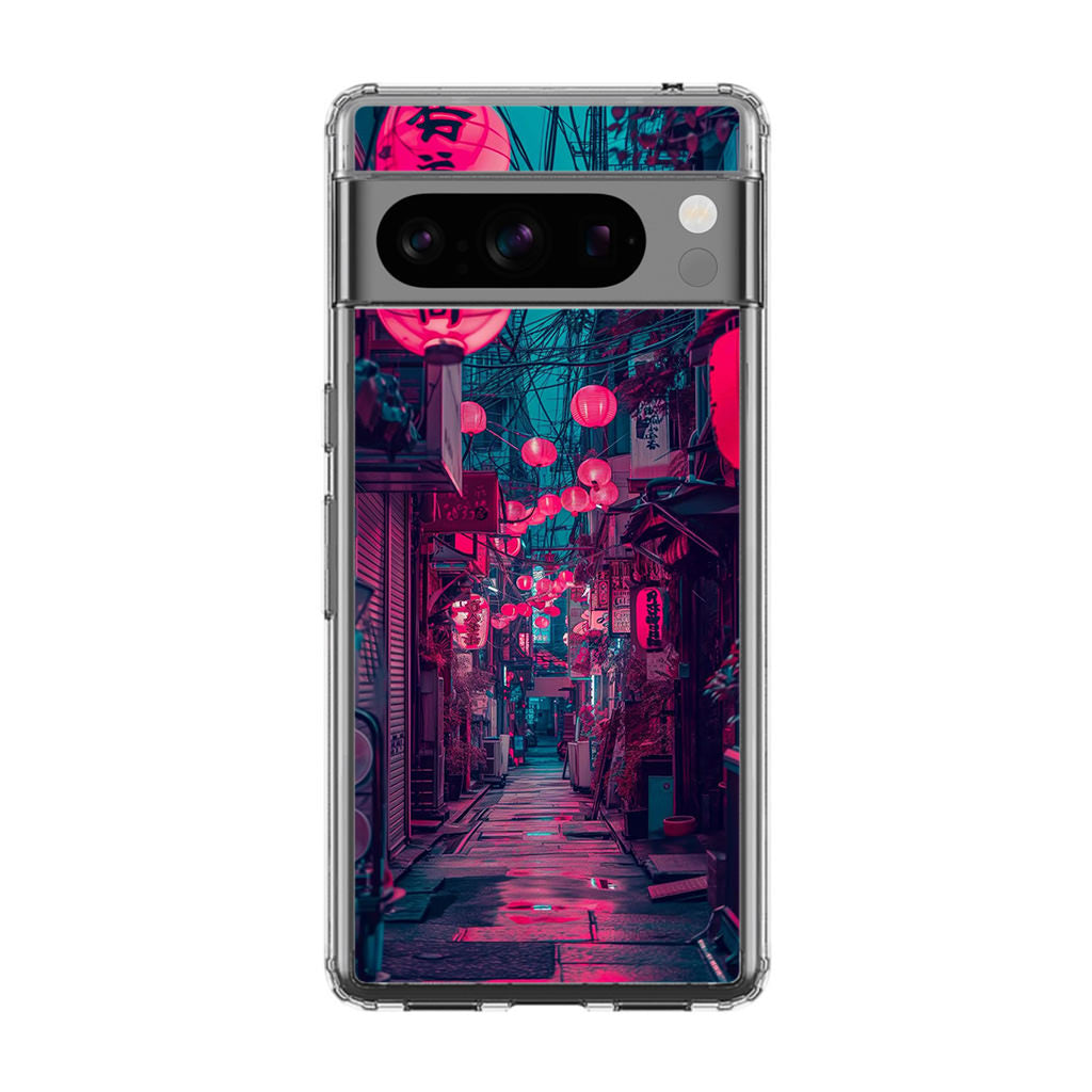 Neon Veins of the Night Market Google Pixel 8 Pro Case