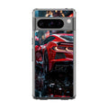 Red Sport Car in the Rain Google Pixel 8 Pro Case