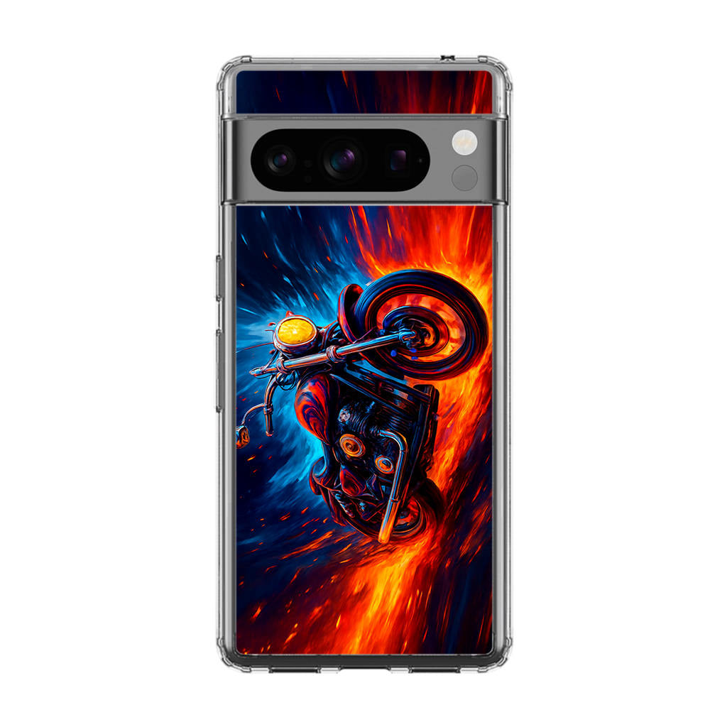 Ride Through Fire and Ice Google Pixel 8 Pro Case