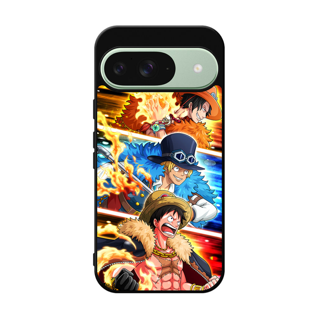 Ace Sabo Luffy Google Pixel 9 Case