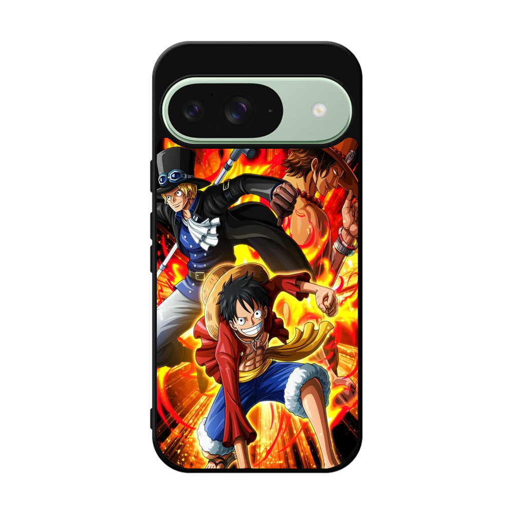 Ace Sabo Luffy Brotherhood Google Pixel 9 Case