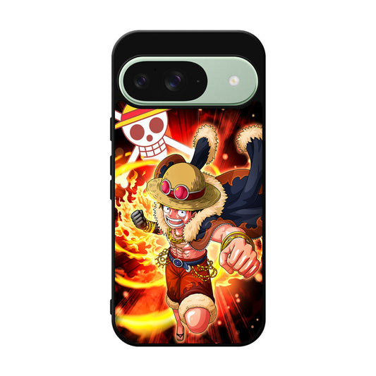 Luffy Red Hawk Punch Google Pixel 9 Case