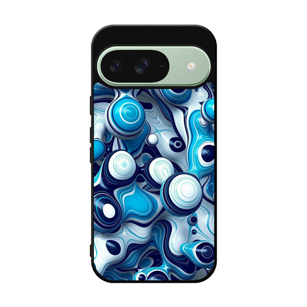 Abstract Art All Blue Google Pixel 9 Case