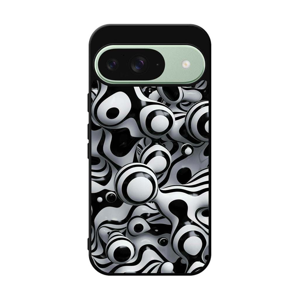 Abstract Art Black White Google Pixel 9 Case