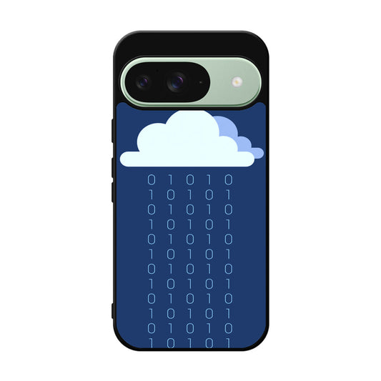 Abstract Binary Minimalist Google Pixel 9 Case