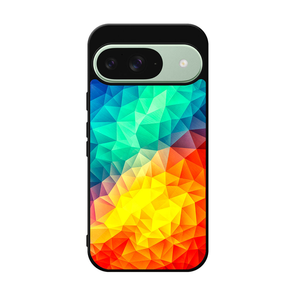 Abstract Multicolor Cubism Painting Google Pixel 9 Case