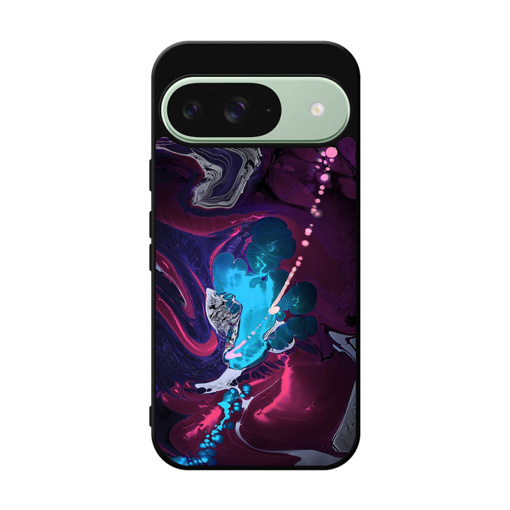 Abstract Purple Blue Art Google Pixel 9 Case