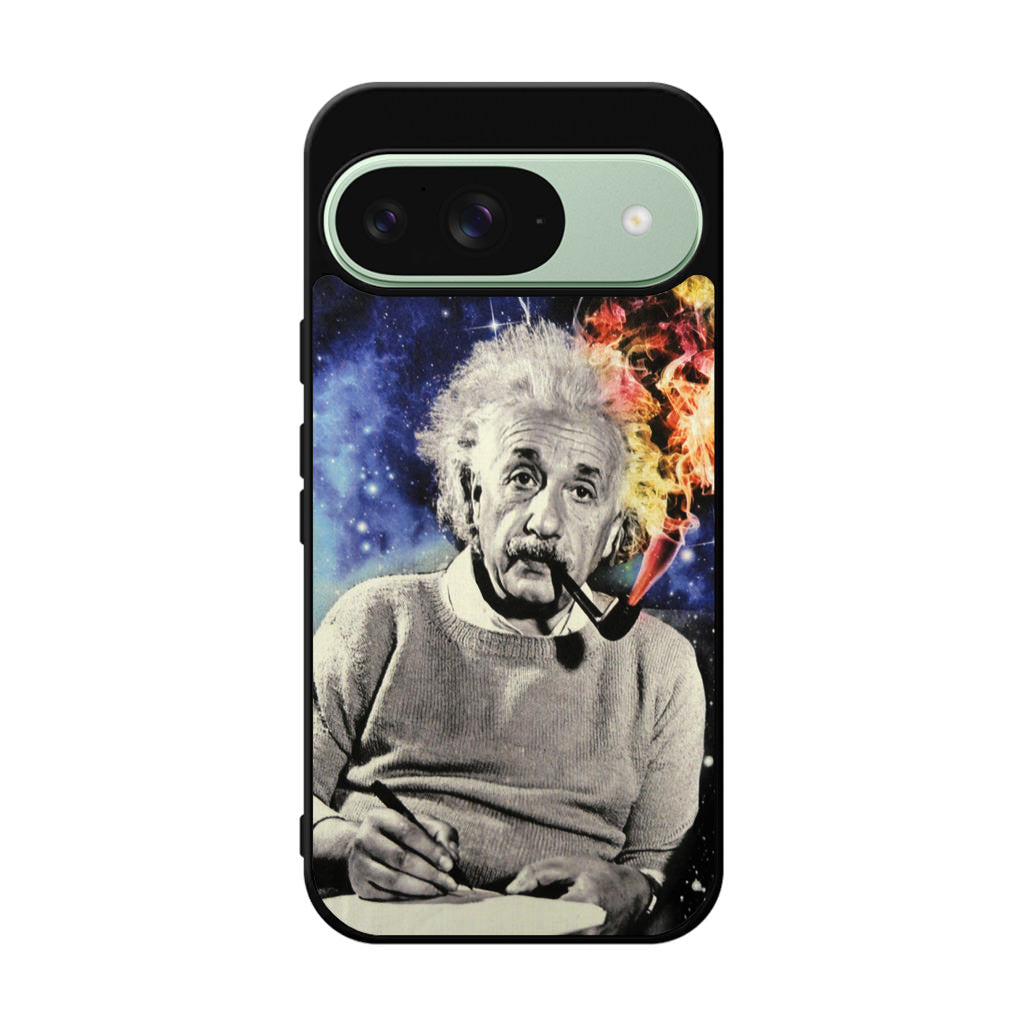 Albert Einstein Smoking Google Pixel 9 Case