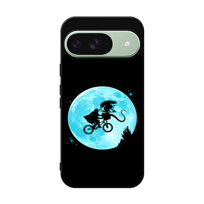 Alien Bike to the Moon Google Pixel 9 Case