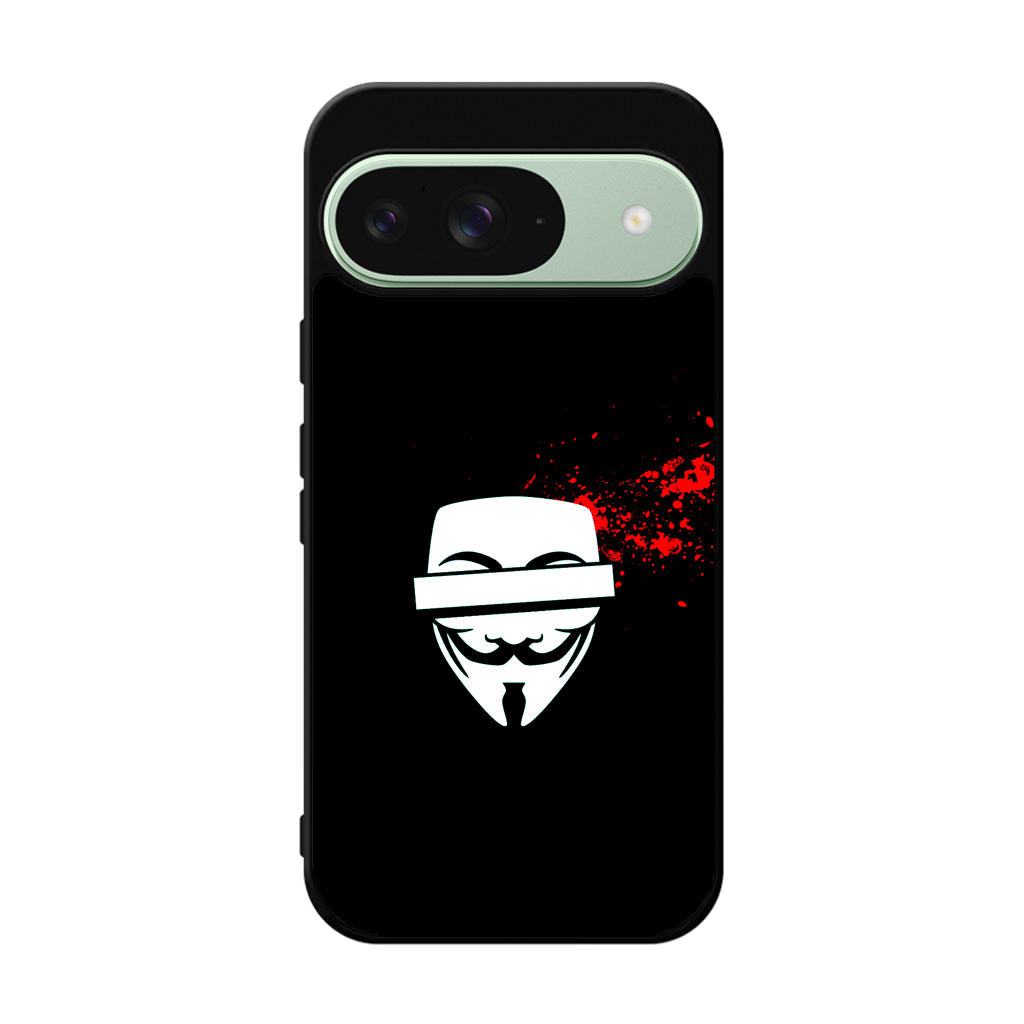 Anonymous Blood Splashes Google Pixel 9 Case