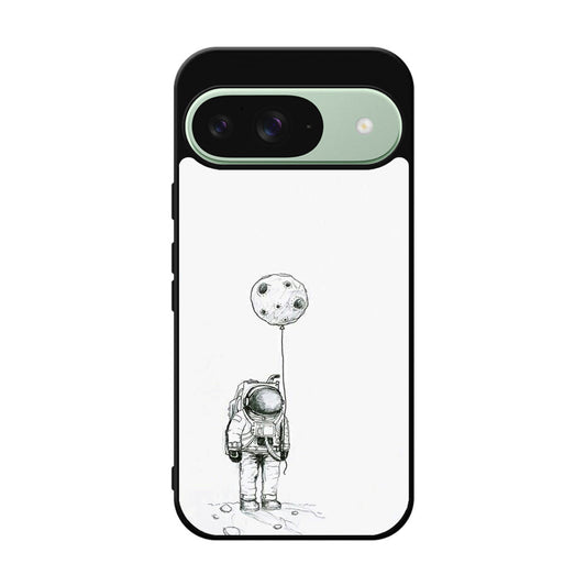 Astronaut Moon Balloon Google Pixel 9 Case