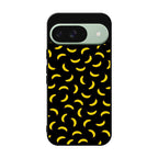 Bananas Fruit Pattern Black Google Pixel 9 Case