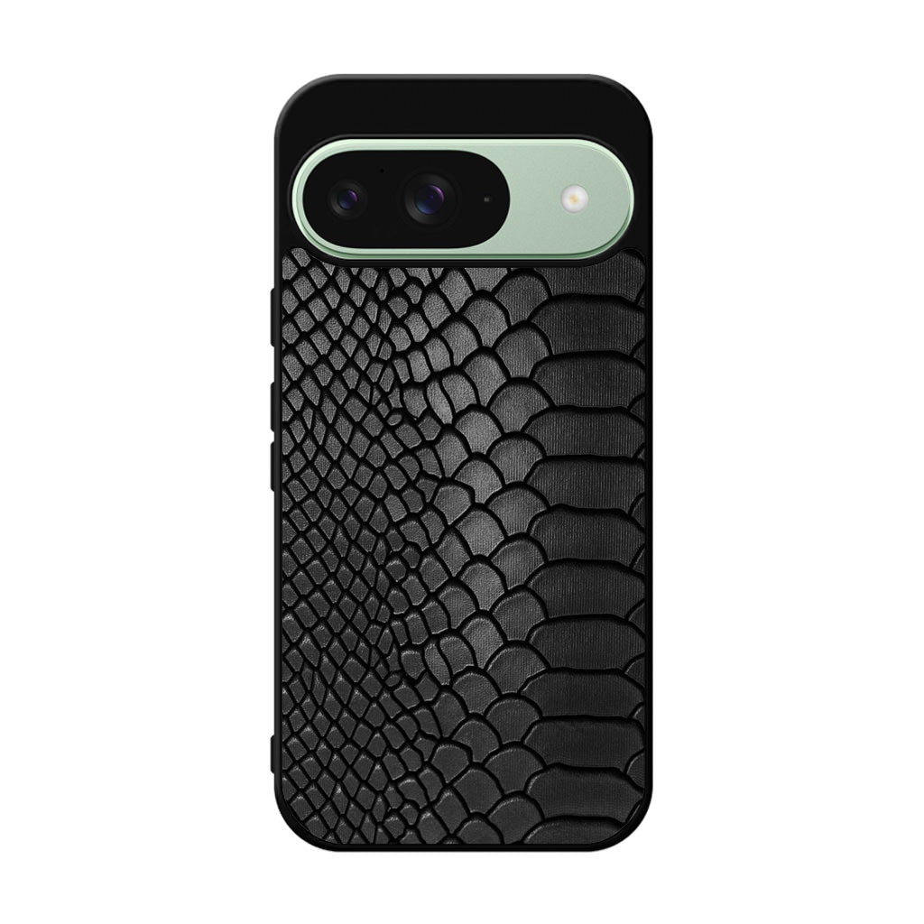 Black Snake Skin Texture Google Pixel 9 Case