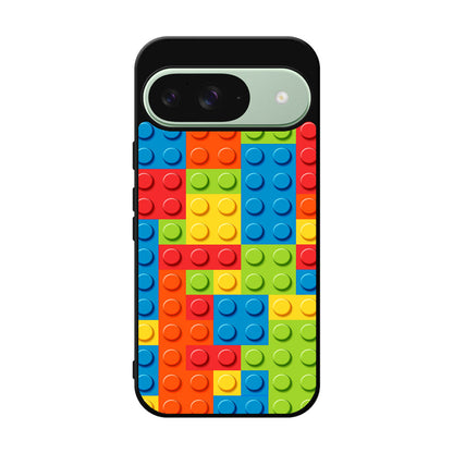 Blocks Rainbow Pattern Google Pixel 9 Case