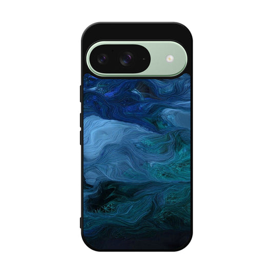 Blue Abstract Art Google Pixel 9 Case