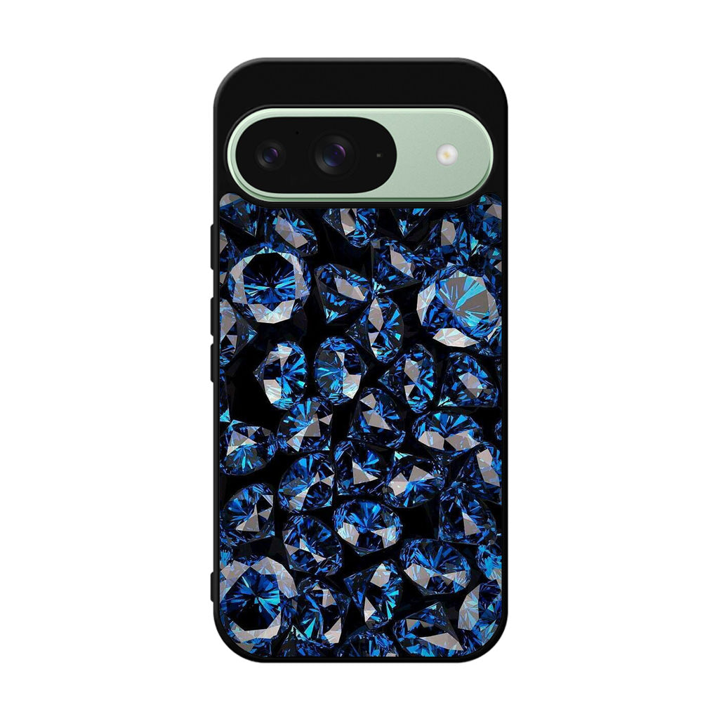 Blue Diamonds Pattern Google Pixel 9 Case