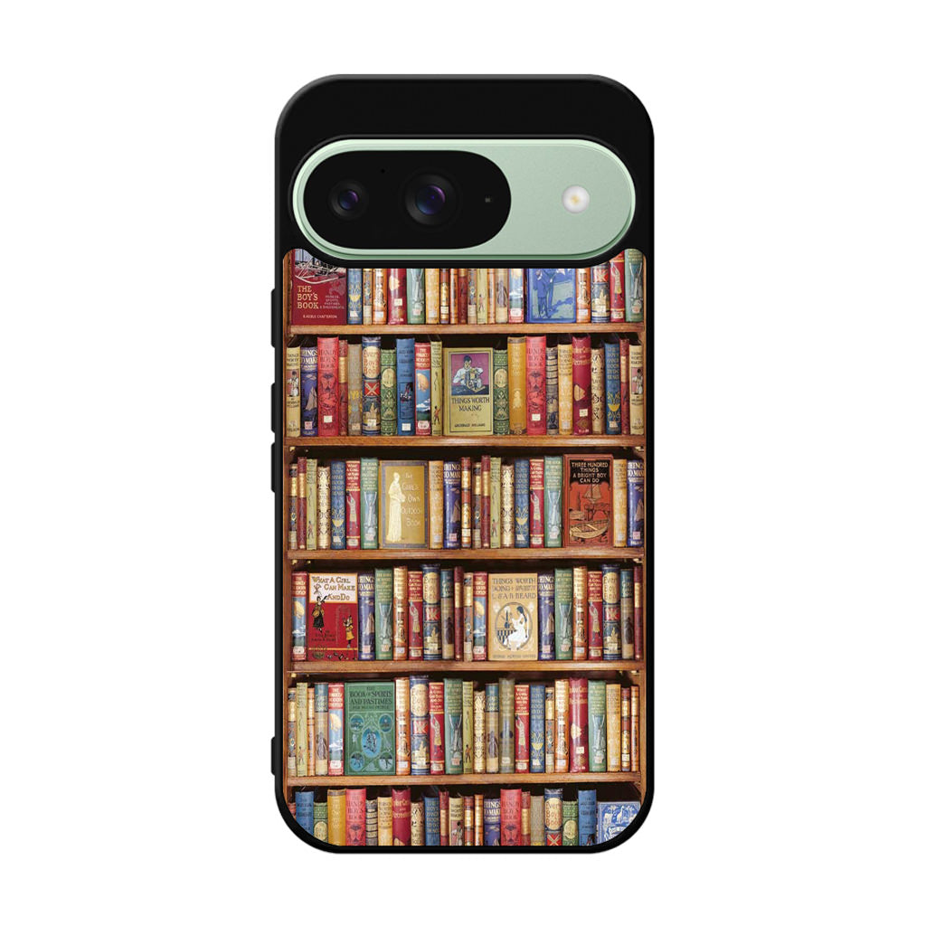 Bookshelf Library Google Pixel 9 Case