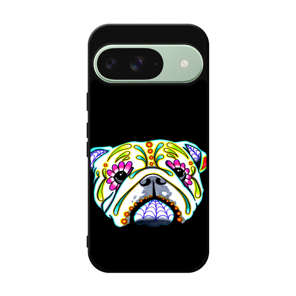 Colorful Bulldog Art Google Pixel 9 Case