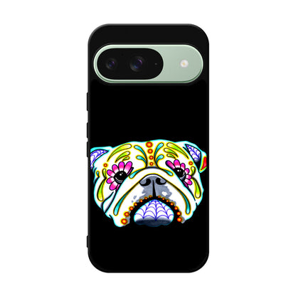 Colorful Bulldog Art Google Pixel 9 Case