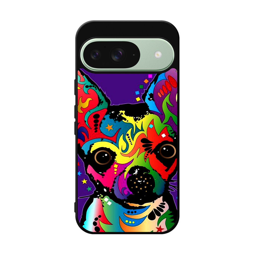 Colorful Chihuahua Google Pixel 9 Case