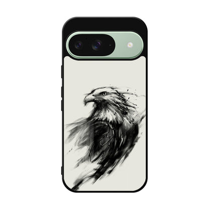 Eagle Art Black Ink Google Pixel 9 Case