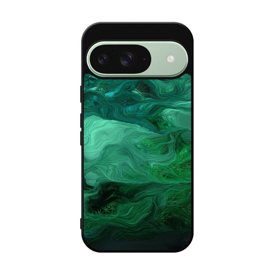 Green Abstract Art Google Pixel 9 Case