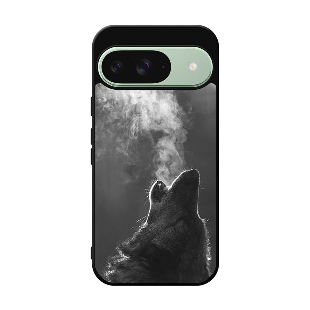 Howling Wolves Black and White Google Pixel 9 Case