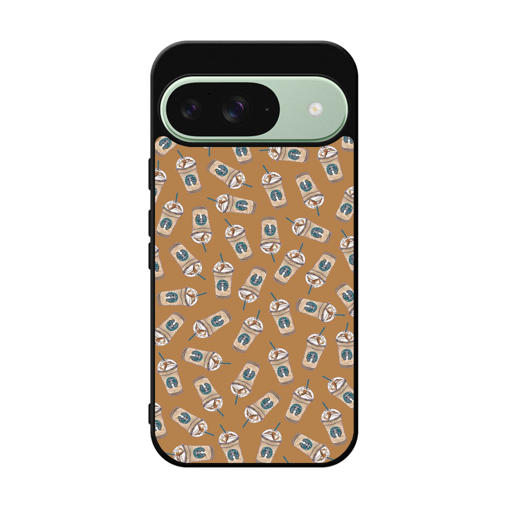 Iced Cappuccinos Lover Pattern Google Pixel 9 Case