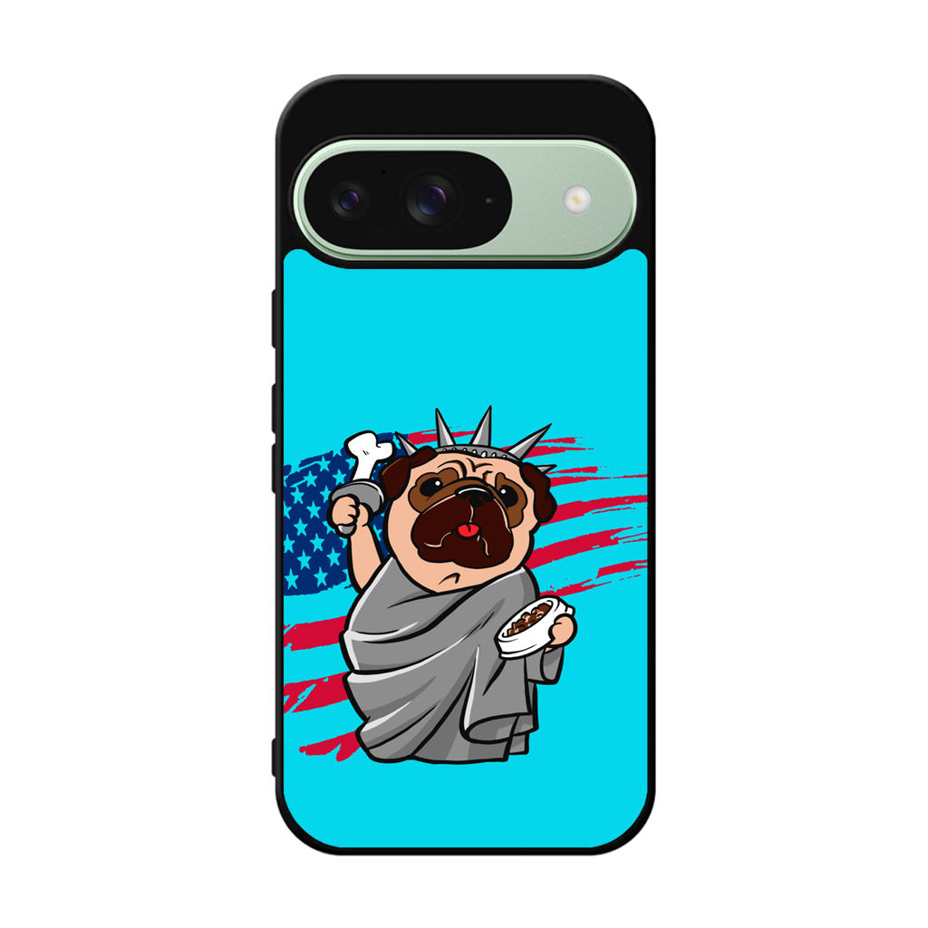 Independence Day Pug Google Pixel 9 Case