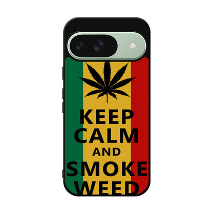 Keep Calm And Smoke Weed Google Pixel 9 Case