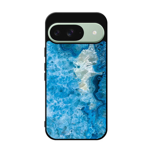 Navy Blue Marble Google Pixel 9 Case