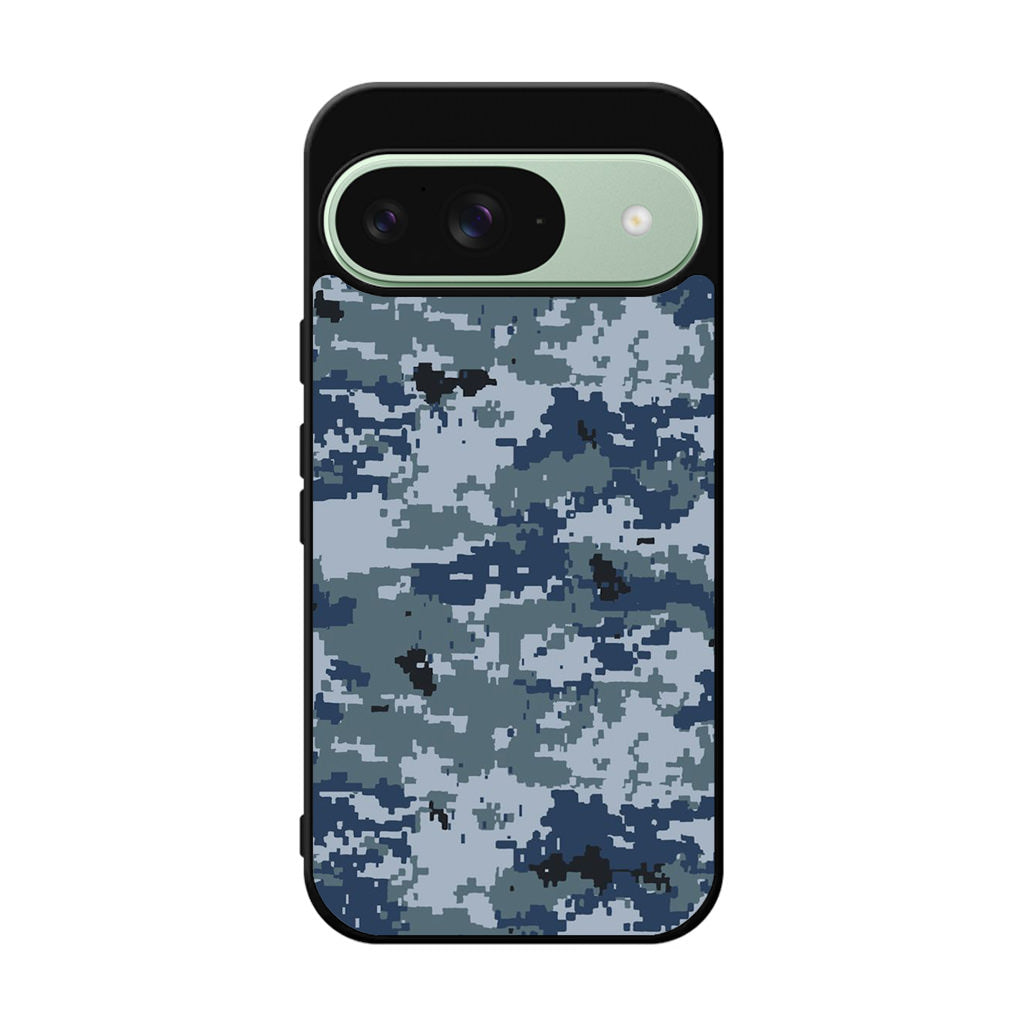 Navy Camo Google Pixel 9 Case